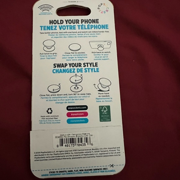 NWT Mushroom Pop Grip - Picture 2 of 2